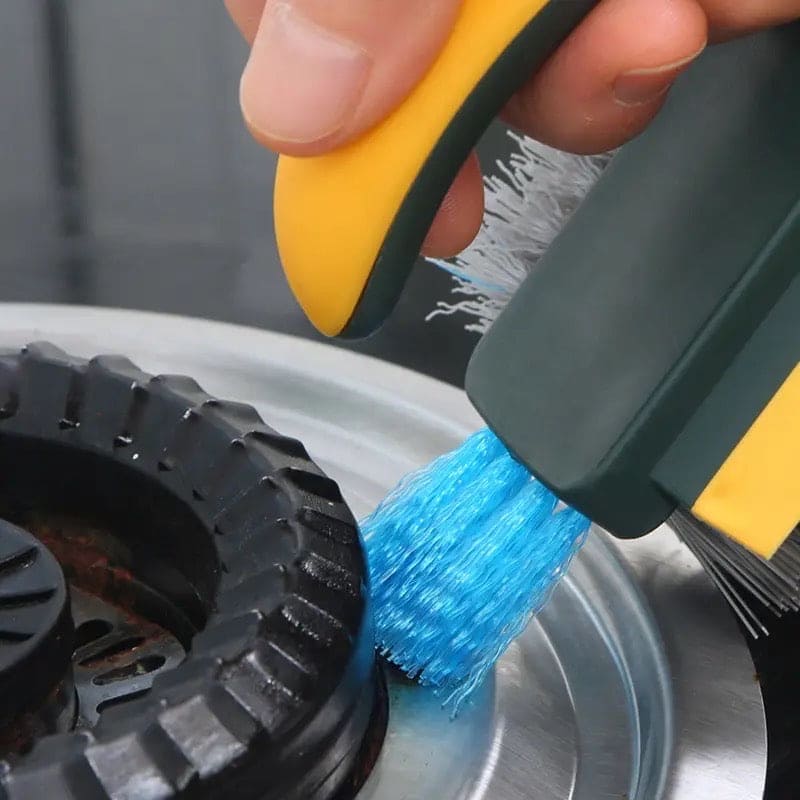 4 In 1 Crevice Cleaning Brush, Deep Cleaning Scraper, Multifunctional Household Cleaning Tools, Tile Grout Cleaner Brush with Squeegee, Multifunctional scrubbing Floor Brush for Cleaning Corner Window Sink Kitchen, V Shaped Cleaning Brush 4 In 1 Crevice Cleaning Brush, Deep Cleaning Scraper, Multifunctional Household Cleaning Tools, Tile Grout Cleaner Brush with Squeegee, Multifunctional scrubbing Floor Brush for Cleaning Corner Window Sink Kitchen, V Shaped Cleaning Brush